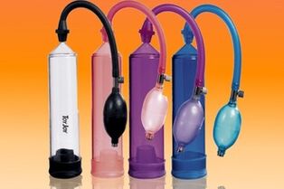 Bombas para agrandamento do pene