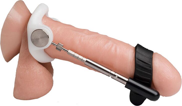 Extensor que alonga o pene estirando os seus tecidos